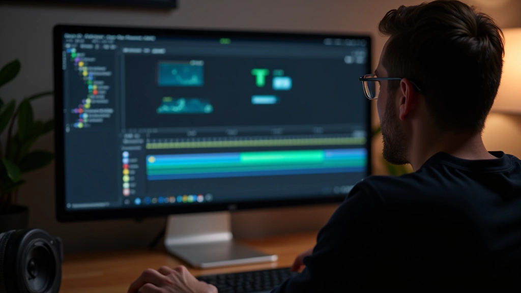 Écran d'ordinateur montrant un logiciel d'animation avec timeline et keyframes visibles